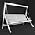 Hillerstorp Marstrand Hammock: Cozy Comfort for your Garden 3D model small image 1