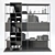 Literatura Open Bookshelf: Functional Elegance 3D model small image 3