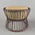 Rattan Garden Pouf 3D model small image 2