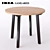 Round Pine Table by Ikea - Relaxing Atmosphere 3D model small image 1