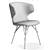 Modern Varaschin KLOE Chair and LINK Table 3D model small image 3