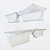 Zaha Hadid Table - Sculptural Elegance 3D model small image 2