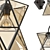 PolyPyramid Glass Bra Cognac Luster 3D model small image 2