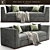 Valentino Sofa: Elegant Luxury for Your Home 3D model small image 1