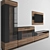 NIZZA Set: Buffet, Sideboard, TV Shelf 3D model small image 1