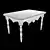 Elegant Classic Table 3D model small image 2