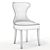 Vintage Collinet Gondole Chair 3D model small image 2