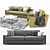 Contemporary Linteloo Sofa Set 3D model small image 1