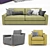 Contemporary Linteloo Sofa Set 3D model small image 2
