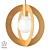 Suprematic Diaradius Pendant Light 3D model small image 1