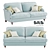 Timeless Comfort: The Howard Sofa 3D model small image 1