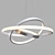 Lahti Triple LED Chandelier 3D model small image 2