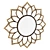 Sunflower Radiance: Hand-forged Iron Mirror 3D model small image 2