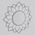 Sunflower Radiance: Hand-forged Iron Mirror 3D model small image 3