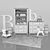 Boy-room Decor Set: Kazeto Suitcases, Rocking Horse, Wooden Toys 3D model small image 3