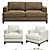 Lee Industries 3475 Collection: Elegant & Modern Sofas and Chairs 3D model small image 2