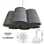 Elegant Modern Pendant Light 3D model small image 2