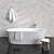 Luxurious Ideal Standard Bathtub & Melange Mixer 3D model small image 1