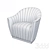 Premium Comfort Armchair: "Ariel" Collection 3D model small image 4