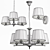 TK Lighting Julia Fixtures: Elegant Lighting Collection 3D model small image 2