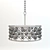 Elegant Divinare Brava Pendant Light 3D model small image 2