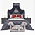 Elegant Classic Bed 3D model small image 2