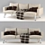 CozyComfort Fabric Sofa 3D model small image 1