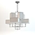 Elegant Divinare Porta Chandelier 3D model small image 2