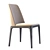 Elegant Dual Material Chair 3D model small image 3