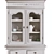 Provence Style White Kitchen Cupboard 3D model small image 2