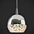 Sophisticated Light: Thebes Chandelier CH126-1 3D model small image 1