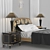 Salda Bedroom Set 3D model small image 1