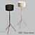 Stylish Stilt Floor Lamp 3D model small image 1