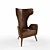 Classic English Halo Pelican Chair 3D model small image 2