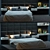 Luxury Courchevel Bed by Roche-Bobois 3D model small image 1