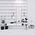 MODULNOVA Bathroom Furniture Set 3D model small image 3