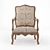 Elegant Griffe Chair: Designer Luxury 3D model small image 2