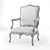 Elegant Griffe Chair: Designer Luxury 3D model small image 3