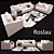 Roslau Collection: Stylish and Comfortable Furniture 3D model small image 1