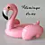 Flamingo Luxe Inflatable Float 3D model small image 1