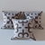 Kazakh Ornament Pillows 3D model small image 1