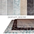 Luxury Silk and Wool Carpets - Set of 5 3D model small image 1
