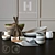 Elegant Kelly Hoppen Tableware Set 3D model small image 1