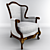 Vintage Classic Armchair 3D model small image 1