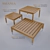 Smania Alghero Tables Collection 3D model small image 1