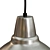 Sleek Aluminum Pendant With LED 3D model small image 2