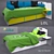 Modern LOL-Beds: Youth Furniture to Express Yourself 3D model small image 1