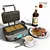 G700 Butterfly Bakery Waffle Maker 3D model small image 1