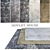 DOVLET HOUSE Carpets Set - 5 Pieces (Part 21) 3D model small image 1
