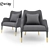 Elegant Carver Armchair: Stylish Design & Superior Comfort 3D model small image 1